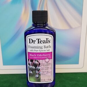 Foaming Bath with Pure Epsom Salt - Black Elderberry 118ml New Sealed Bottle